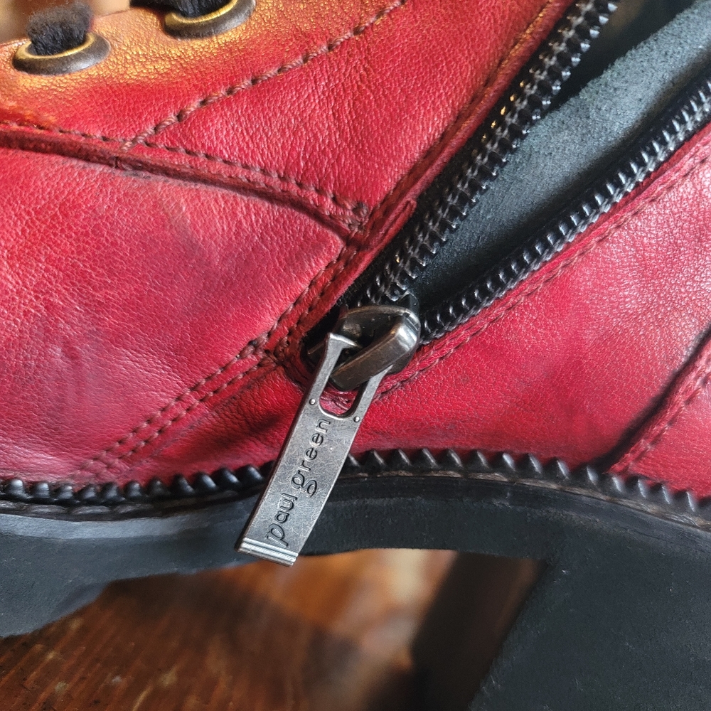 Paul Green Dynamite Red Combat Boot - image 3